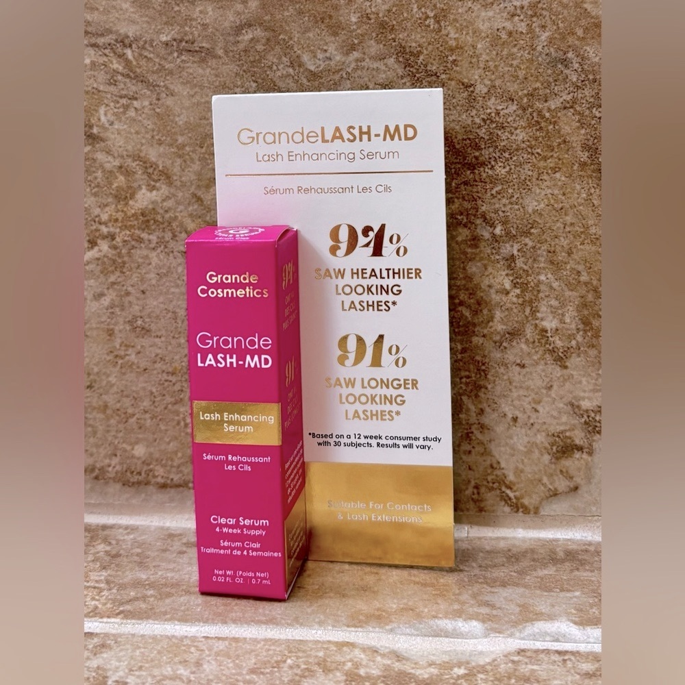 GRANDE COSMETICS Grande Lash - MD Lash Enhancing Serum-Clear / .02 Oz. NEW